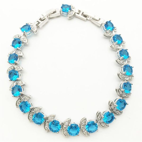 arrival sea-blue stone white color bracelets & bangle for women super gold jewelry link, chain, Black
arrival sea-blue stone white color bracelets & bangle for women super gold jewelry link, chain, Black
