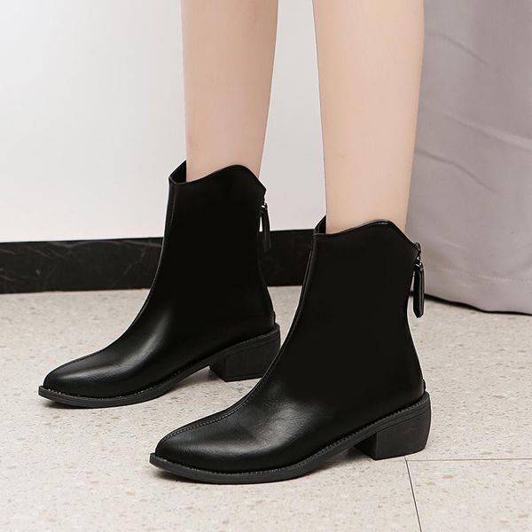 boots real leather knee high woman med heel riding zip block long square toe ladies shoes black size 43
boots real leather knee high woman med heel riding zip block long square toe ladies shoes black size 43