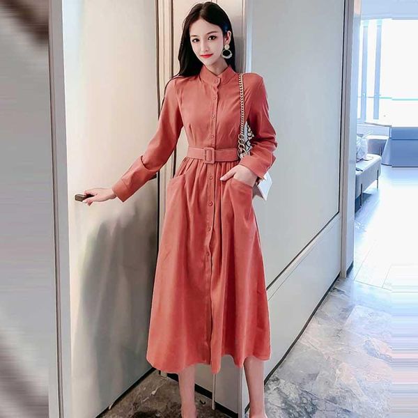 casual dresses elegant spring autumn dress 2021 women's single-breasted long sleeve slim french vintage one-piece korean, Black;gray
casual dresses elegant spring autumn dress 2021 women's single-breasted long sleeve slim french vintage one-piece korean, Black;gray