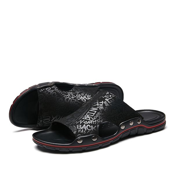 2021 new summer men slippers casual outdoor anti slippery red flat slides sandals leather flip flops black beach shoes fashion
2021 new summer men slippers casual outdoor anti slippery red flat slides sandals leather flip flops black beach shoes fashion