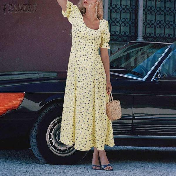 party dresses women behemian dress 2022 summer floral print maxi vestidos casual puff sleeve long sundress ladies robe, White;black
party dresses women behemian dress 2022 summer floral print maxi vestidos casual puff sleeve long sundress ladies robe, White;black