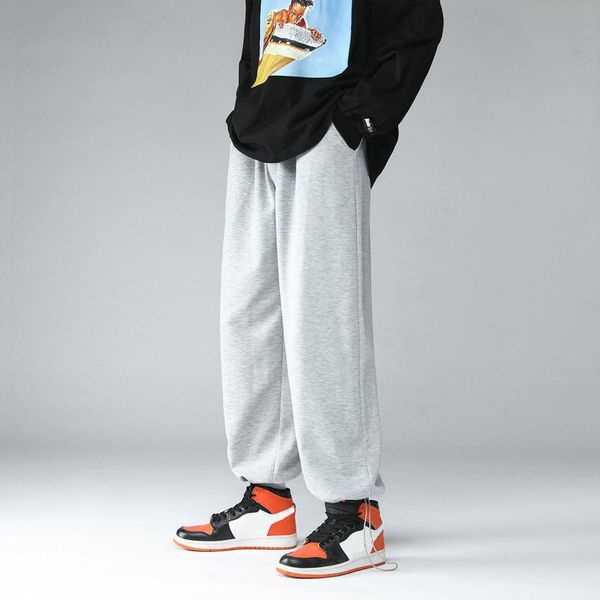 men's pants oversize autumn casual loose sports elastic lace-up sweatpants jogging straight wide leg outwear trousers, Black
men's pants oversize autumn casual loose sports elastic lace-up sweatpants jogging straight wide leg outwear trousers, Black