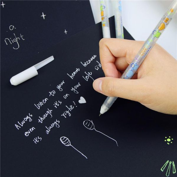 gel pens 0.8mm beautiful cute pen gift for kids white ink color po stationery office learning
gel pens 0.8mm beautiful cute pen gift for kids white ink color po stationery office learning