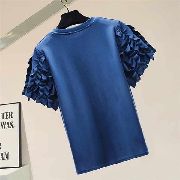 women's t-shirt fashion patchwork ruffles short sleeve cotton t shirts women korean edible tree baggy loose white black womens
women's t-shirt fashion patchwork ruffles short sleeve cotton t shirts women korean edible tree baggy loose white black womens