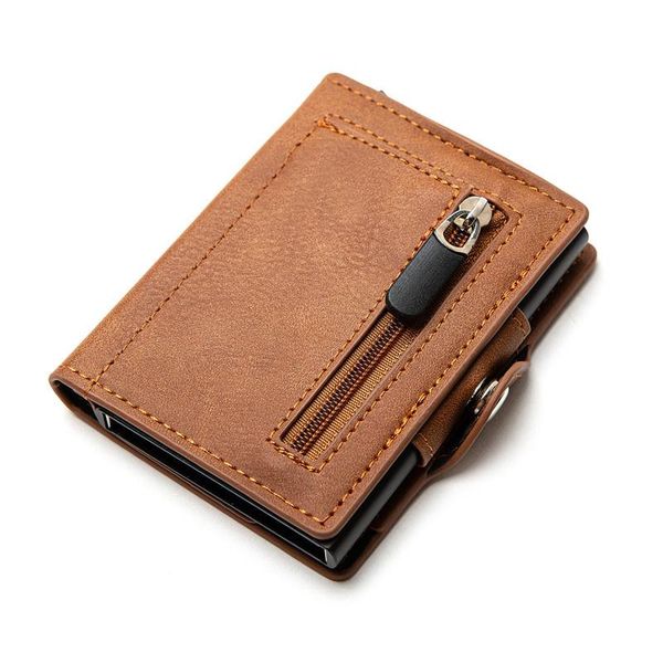 wallets men's fashion pu leather wallet compact zipper coin pocket rfid metal toggle holder case fit for inserting 6 cards, Red;black
wallets men's fashion pu leather wallet compact zipper coin pocket rfid metal toggle holder case fit for inserting 6 cards, Red;black