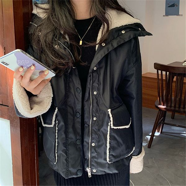 leather black thick office lady locomotive girl cute fresh all-match chic brief pu leather winter veet-liner vintage coats
leather black thick office lady locomotive girl cute fresh all-match chic brief pu leather winter veet-liner vintage coats