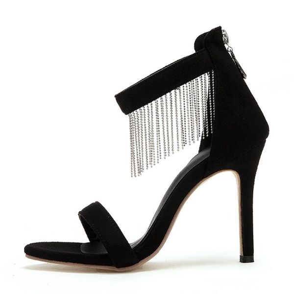 dress shoes 2021 women sandals summer stilettos heels black peep toe fringe party ladylike temperament small size 30
dress shoes 2021 women sandals summer stilettos heels black peep toe fringe party ladylike temperament small size 30