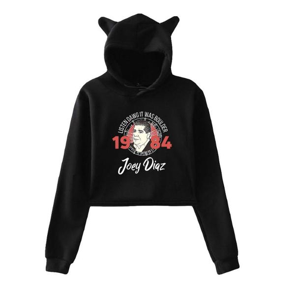 men's hoodies & sweatshirts joey diaz print cat cropped girl long sleeve pullover crop sweet loose tide gothic hip hop, Black
men's hoodies & sweatshirts joey diaz print cat cropped girl long sleeve pullover crop sweet loose tide gothic hip hop, Black