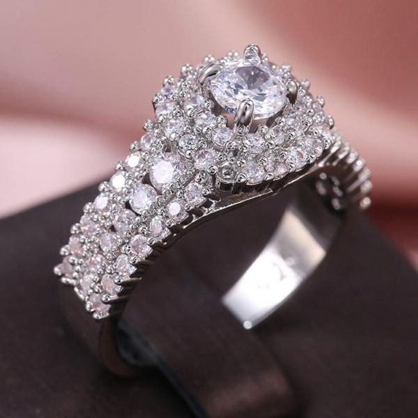 wedding rings caoshi gorgeous engagement for women silver color micro paved shine cubic zirconia fashion jewelry love gift, Slivery;golden
wedding rings caoshi gorgeous engagement for women silver color micro paved shine cubic zirconia fashion jewelry love gift, Slivery;golden