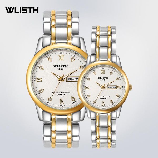 wristwatches wlith brand couple models quartz watch 30atm waterproof steel band men's birthday gift sports luminous female, Slivery;brown
wristwatches wlith brand couple models quartz watch 30atm waterproof steel band men's birthday gift sports luminous female, Slivery;brown