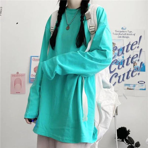 woman tshirts y2k harajuku plus size clothing 100% cotton long sleeves bottoming shirt in spring and autumn 2021 women's t-shirt, White
woman tshirts y2k harajuku plus size clothing 100% cotton long sleeves bottoming shirt in spring and autumn 2021 women's t-shirt, White