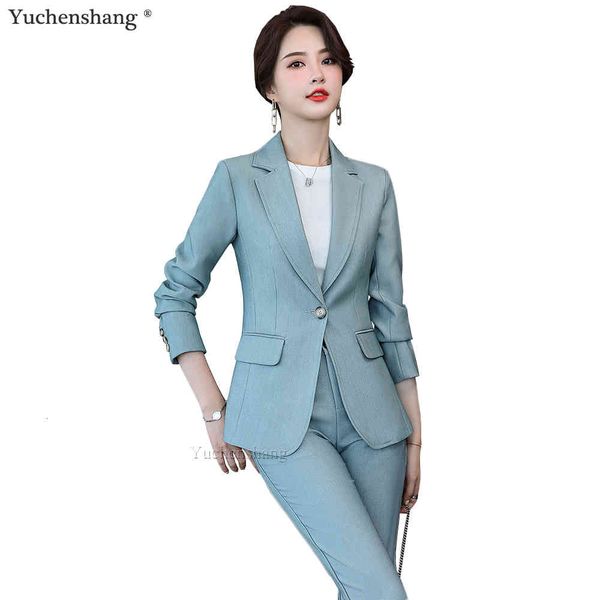 women's suits & blazers pink blue apricot black pant suit women single button blazer and ankle length trousers new arrival ladies forma, White;black
women's suits & blazers pink blue apricot black pant suit women single button blazer and ankle length trousers new arrival ladies forma, White;black