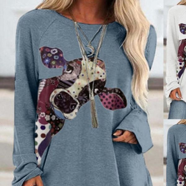 h40 womens t shirt 3d printed o neck animal print pullvoer long sleeve harajuku women, White
h40 womens t shirt 3d printed o neck animal print pullvoer long sleeve harajuku women, White