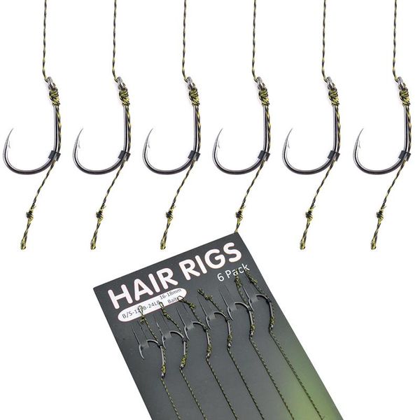 fishing hooks carp hair rig 4 sets 6pcs/set ready made boilie hook tied size 2# 4# 6# 8#
fishing hooks carp hair rig 4 sets 6pcs/set ready made boilie hook tied size 2# 4# 6# 8#
