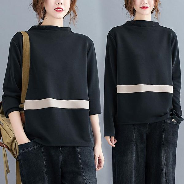 women's hoodies & sweatshirts #9065 black sweatshirt woman spring autumn cotton women vintage retro full sleeve loose girls side split
women's hoodies & sweatshirts #9065 black sweatshirt woman spring autumn cotton women vintage retro full sleeve loose girls side split
