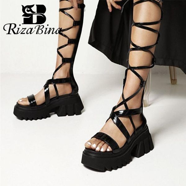 rizabina women sandals platform black solid color club cross strape metal zipper 2021 summer fashion footwear size 35-43
rizabina women sandals platform black solid color club cross strape metal zipper 2021 summer fashion footwear size 35-43