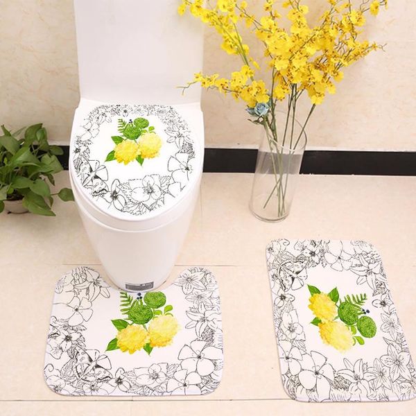 bath accessory set 3pcs/set bathroom mat green plants flower flannel floor rugs cushion toilet seat cover for home decoration
bath accessory set 3pcs/set bathroom mat green plants flower flannel floor rugs cushion toilet seat cover for home decoration