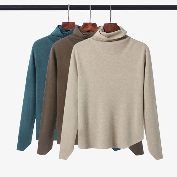 autumn winter sweater long-sleeved turtleneck slim shirt women's soft knitted pullovers womens outer jumper 210420, White;black
autumn winter sweater long-sleeved turtleneck slim shirt women's soft knitted pullovers womens outer jumper 210420, White;black