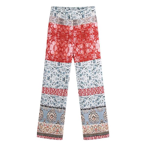 women's pants & capris women vintage patchwork print straight retro female elastic waist side pocket chic long trousers 2021, Black;white
women's pants & capris women vintage patchwork print straight retro female elastic waist side pocket chic long trousers 2021, Black;white