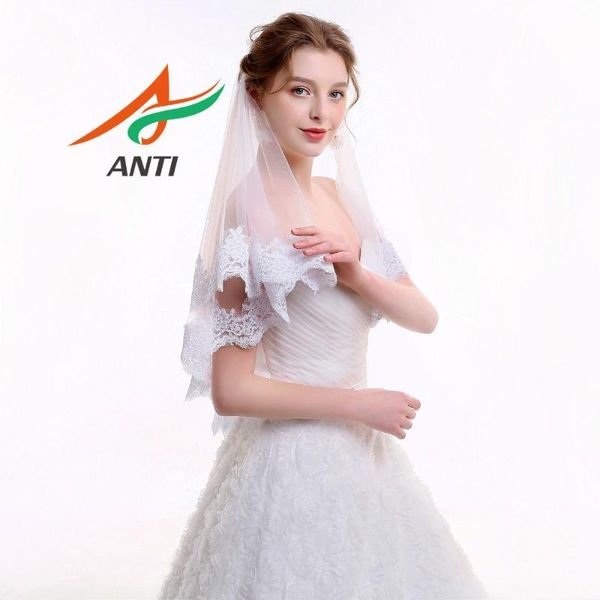 bridal veils anti two layer lace edge voile mariage white ivory wedding veil accessories veu de noiva 2021, Black
bridal veils anti two layer lace edge voile mariage white ivory wedding veil accessories veu de noiva 2021, Black