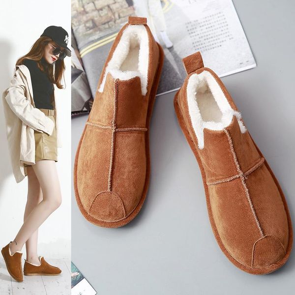 boots swyivy winter woman slip on female plush velvet fur warm shoes ankle snowboots lady short snow, Black
boots swyivy winter woman slip on female plush velvet fur warm shoes ankle snowboots lady short snow, Black