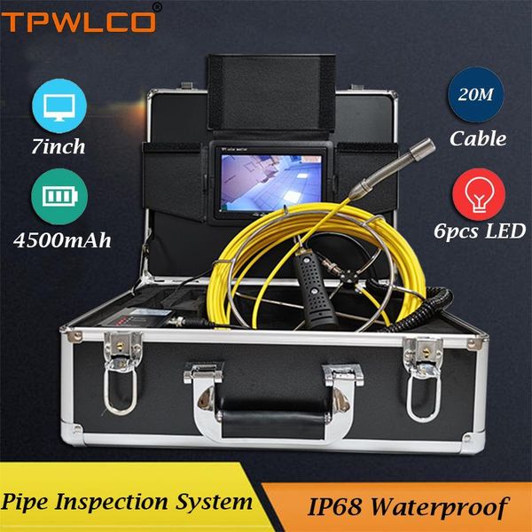 7inch 20m pipe wall inspection system ip68 waterproof 17mm industrial pipeline sewer video camera with 6pcs leds ip cameras
7inch 20m pipe wall inspection system ip68 waterproof 17mm industrial pipeline sewer video camera with 6pcs leds ip cameras