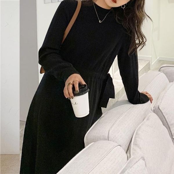 sweater dress women oversize long sleeve elegant knitted female office lady autumn 2021 casual korean loose winter dresses, Black;gray
sweater dress women oversize long sleeve elegant knitted female office lady autumn 2021 casual korean loose winter dresses, Black;gray