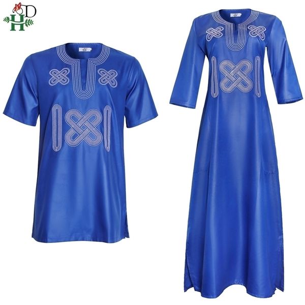 h&d fashion couple clothes african dress for women embroidery dashiki men shirt short sleeve wedding party outfit robe 210408, Red
h&d fashion couple clothes african dress for women embroidery dashiki men shirt short sleeve wedding party outfit robe 210408, Red