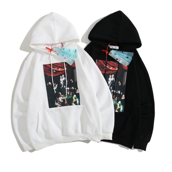 2021 winter autumn tide and br off new religious series oil painting arrstyle printing loose men's women's hoodie, Black
2021 winter autumn tide and br off new religious series oil painting arrstyle printing loose men's women's hoodie, Black