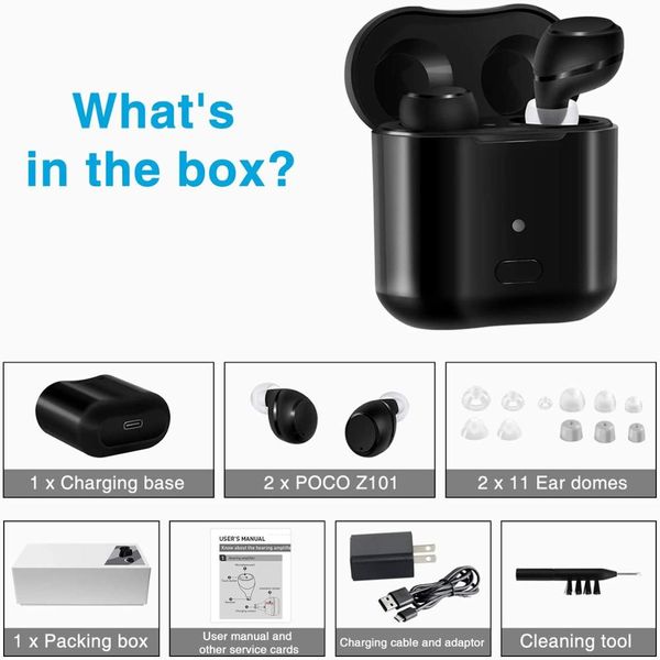 a pair rechargeable hearing aids wireless invisible earbuds digital hearing aid for adults seniors magnetic contact charging boxscouts
a pair rechargeable hearing aids wireless invisible earbuds digital hearing aid for adults seniors magnetic contact charging boxscouts