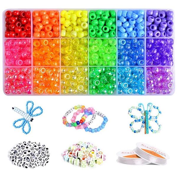 other glass beads kit in 18 colors, rainbow color for kids diy craft gift, bracelet, hair
other glass beads kit in 18 colors, rainbow color for kids diy craft gift, bracelet, hair