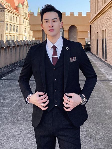 men's suit male costume wedding men elegant clothing business british style ropa hombre ei50su suits & blazers, White;black
men's suit male costume wedding men elegant clothing business british style ropa hombre ei50su suits & blazers, White;black