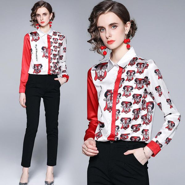 women's blouses & shirts floral print chemise femme half red white blouse women slim camisas de mujer elegant turn down collar long sle
women's blouses & shirts floral print chemise femme half red white blouse women slim camisas de mujer elegant turn down collar long sle