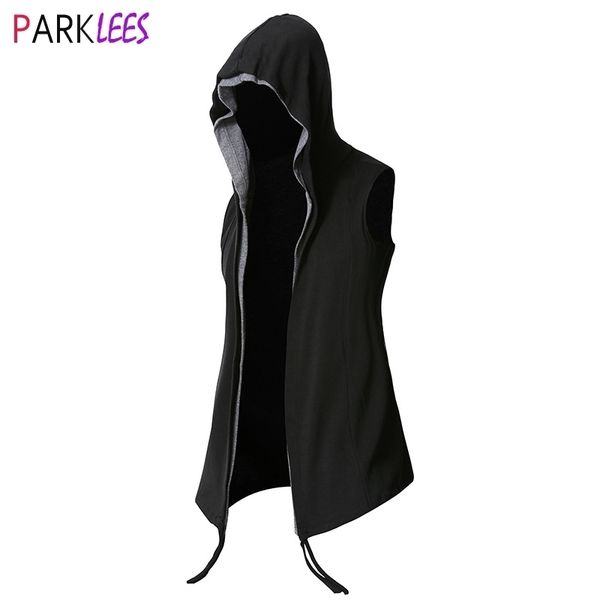 mens punk gothic goth sleeveless hoodie vest hip hop zipper front hooded waistcoat men vintage style steampunk cardigan cape 210522, Black;white
mens punk gothic goth sleeveless hoodie vest hip hop zipper front hooded waistcoat men vintage style steampunk cardigan cape 210522, Black;white