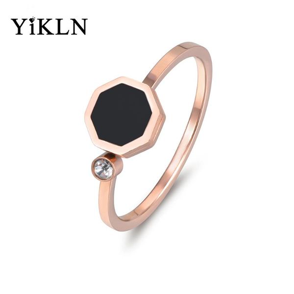 wedding rings yikln simple rose gold color hexagon black shell & single cz rhinestones stainless steel for women christmas gifts yr17029, Slivery;golden
wedding rings yikln simple rose gold color hexagon black shell & single cz rhinestones stainless steel for women christmas gifts yr17029, Slivery;golden