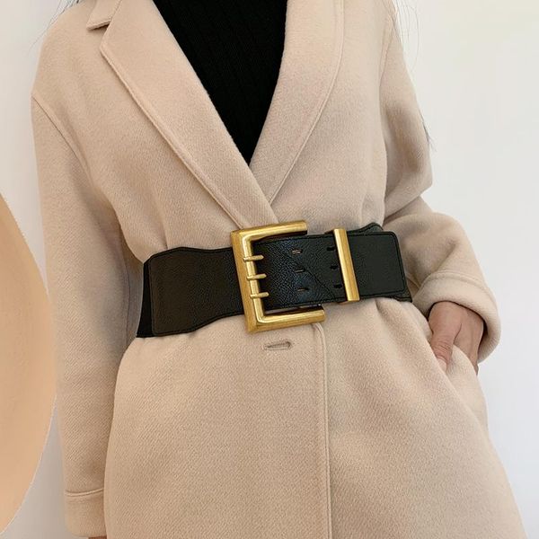 belts ladies red wide belt decorated with fashion pin buckle leather elasticity simple and generous durable all-match, Black;brown
belts ladies red wide belt decorated with fashion pin buckle leather elasticity simple and generous durable all-match, Black;brown