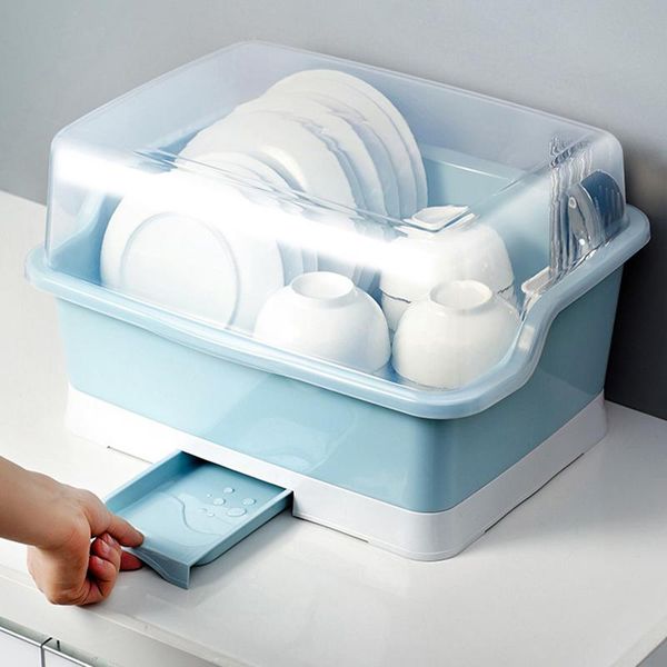 kitchen storage & organization dish drainer dust-proof drying rack tableware drainboard box multi-functional organizer
kitchen storage & organization dish drainer dust-proof drying rack tableware drainboard box multi-functional organizer