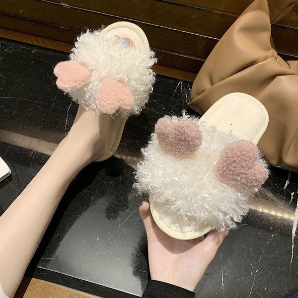 women slippers indoor shoes cute antlers hairy winter soft home plush warm non-slip fur flat casual female, Black
women slippers indoor shoes cute antlers hairy winter soft home plush warm non-slip fur flat casual female, Black