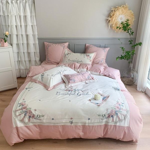 bedding sets luxury 600tc egyptian cotton fresh flowers embroidery white/pink princess girls set duvet cover bed sheet pillowcases
bedding sets luxury 600tc egyptian cotton fresh flowers embroidery white/pink princess girls set duvet cover bed sheet pillowcases