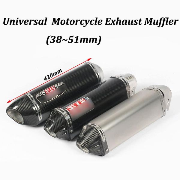 motorcycle exhaust system 38~51mm yoshimura muffler modified carbon fiber+stainless steel moto escape for tmax530 f700gs f650gs zx-10r
motorcycle exhaust system 38~51mm yoshimura muffler modified carbon fiber+stainless steel moto escape for tmax530 f700gs f650gs zx-10r