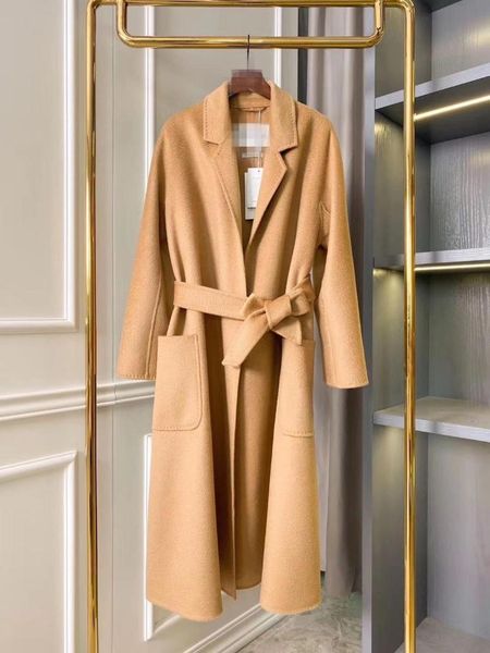 women's wool & blends high-end fashion m winter 100% pure coat women water ripple classic double breasted, Black
women's wool & blends high-end fashion m winter 100% pure coat women water ripple classic double breasted, Black