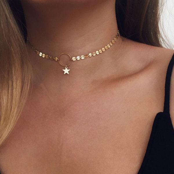 chains women's fashion street necklace jewelry handmade chain small circle star stick multi-layer pendant, Silver
chains women's fashion street necklace jewelry handmade chain small circle star stick multi-layer pendant, Silver