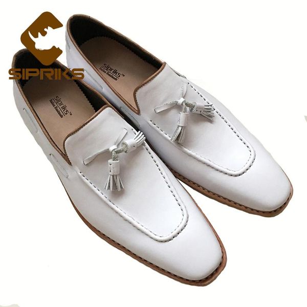 dress shoes sipriks luxury mens bespoke sewing slipon italian male white with tassel loafers designer, Black
dress shoes sipriks luxury mens bespoke sewing slipon italian male white with tassel loafers designer, Black