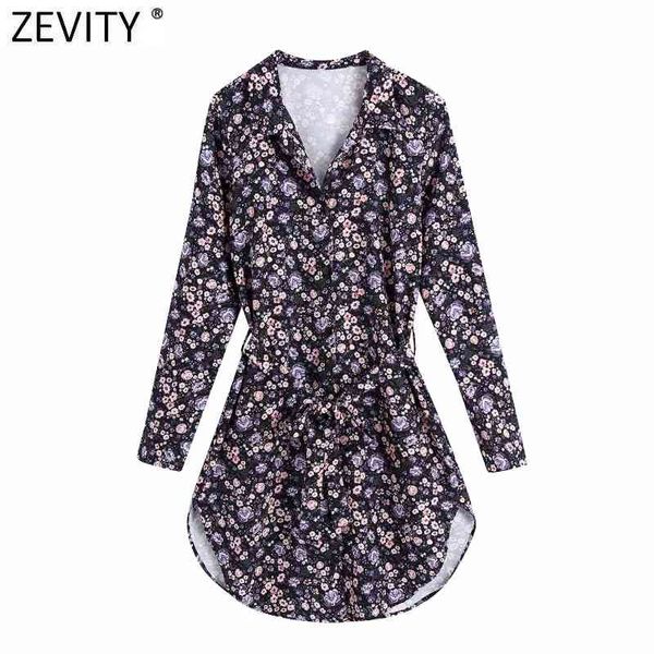zevity women vintage purple floral print business shirt dress office lady v neck bow tied sashes casual mini vestidos ds4813 210419, Black;gray 
zevity women vintage purple floral print business shirt dress office lady v neck bow tied sashes casual mini vestidos ds4813 210419, Black;gray