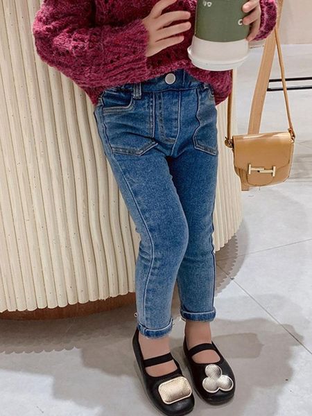jeans baby girls spring autumn elastic waist children pockets denim pants fashion casual costume, Blue
jeans baby girls spring autumn elastic waist children pockets denim pants fashion casual costume, Blue