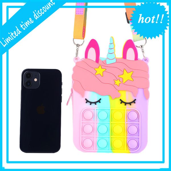2022 toyshop cute rainbow unicorn bag fidget toys coin purse cosmetic bag for kids girls pop bubble antistress simple dimple storage bag
2022 toyshop cute rainbow unicorn bag fidget toys coin purse cosmetic bag for kids girls pop bubble antistress simple dimple storage bag