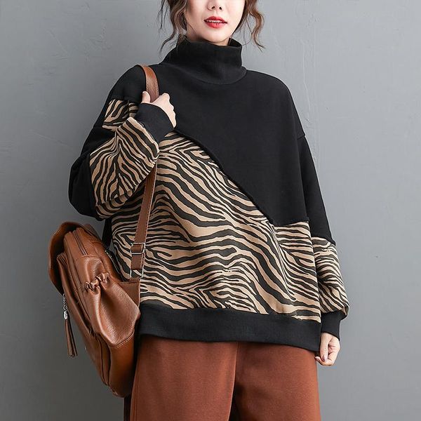 oversized pullovers sweatshirts women harajuku fleece jumpers ladies soft patchwork zebra pattern chic korean hoodies thick women's &, Black
oversized pullovers sweatshirts women harajuku fleece jumpers ladies soft patchwork zebra pattern chic korean hoodies thick women's &, Black