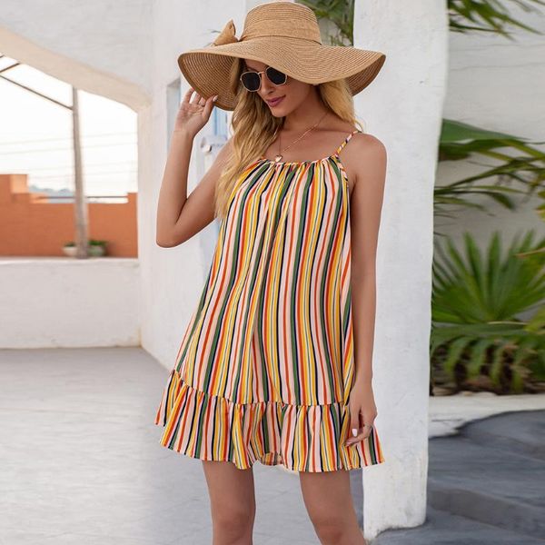 casual dresses for women bandage dress yellow long woman summer sundress color matching striped suspender chic spaghetti strap 2021, Black;gray
casual dresses for women bandage dress yellow long woman summer sundress color matching striped suspender chic spaghetti strap 2021, Black;gray