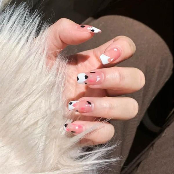 false nails 24pcs cow color wear long paragraph fashion manicure patch save time wearable nail dl, Red;gold
false nails 24pcs cow color wear long paragraph fashion manicure patch save time wearable nail dl, Red;gold