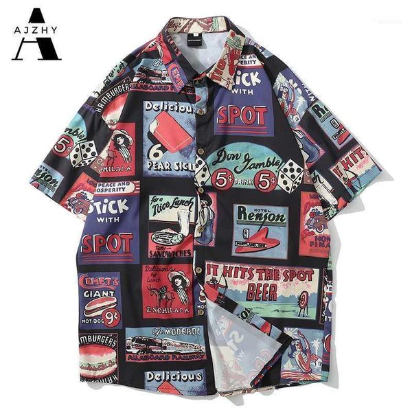 shirts men casual streetwear 2021 short printed vintage hip hop harajuku beach fashion hawaiian tee shirt homme1, White;black
shirts men casual streetwear 2021 short printed vintage hip hop harajuku beach fashion hawaiian tee shirt homme1, White;black